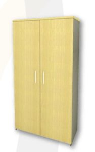 دولاب ملابس خشب MDF 2 ضلفة مقاس 180 سم × 90 سم × 50 سم - شماعة ودرج لكل ضلفة 