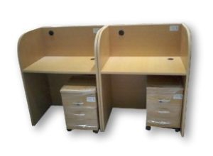 كوول سنتر خشب MDF ملحقة بوحدة أدراج متحركة 3 درج مقاس الفرد 80 سم × 60 سم ارتفاع 120 سم 