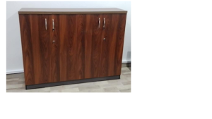 مكتبة مستندات خشب إم دي إف 4  ضلفة مقاس 120 سم × 160 سم × 40 سم بني ومتعدد 