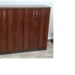 مكتبة مستندات خشب إم دي إف 4  ضلفة مقاس 120 سم × 160 سم × 40 سم بني ومتعدد 