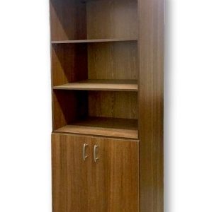 مكتبة المستندات خشب MDF فارغه من اعلي 2 ضلفة خشبMDF من اسفل مقاس 200 سم × 80 سم × 40 سم 