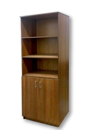 مكتبة المستندات خشب MDF فارغه من اعلي 2 ضلفة خشبMDF من اسفل مقاس 200 سم × 80 سم × 40 سم 