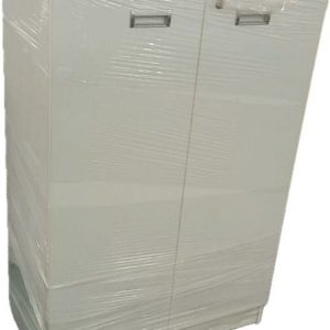 مكتبة المستندات خشب MDF 2 ضلفة مقاس 120 سم × 80 سم × 40 سم أبيض 