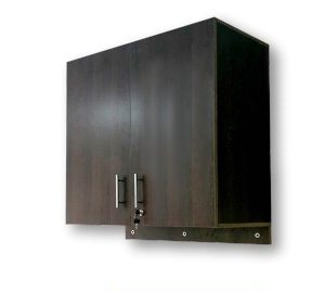 مكتبة المستندات خشب MDF معلقة 2 ضلفة مقاس 80 سم × 80 سم × 40 سم 