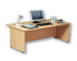 مكتب خشب MDF مقاس 160 سم × 80 سم فارغ
