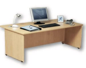 مكتب خشب MDF مقاس 160 سم × 70 سم فارغ