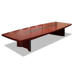 طاولة اجتماعات خشب مستطيلة مقاس 240 سم × 120 سم متعدد الالوان