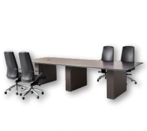 طاولة اجتماعات خشب MDF مستطيلة مقاس 220 سم × 120 سم متعدد الالوان 