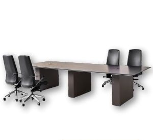 طاولة اجتماعات خشب MDF مستطيلة مقاس 280 سم × 120 سم متعدد الالوان 