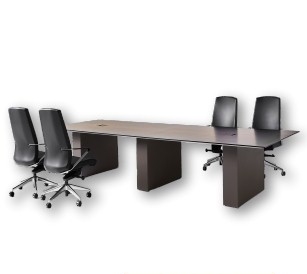 طاولة اجتماعات خشب MDF مستطيلة مقاس 280 سم × 120 سم متعدد الالوان 