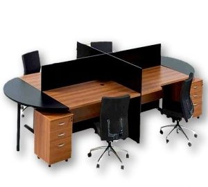 خلية عمل خلية عمل خشب MDF بفواصل خشبMDF اماميه وجانبيه وحدة اداراج متحركة 3درج مقاس 140 سم × 70 سم المقاس والسعر للفرد